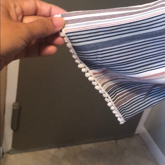 OFF THE SHOULDER SHORTS ROMPER - Picture 4 of 8